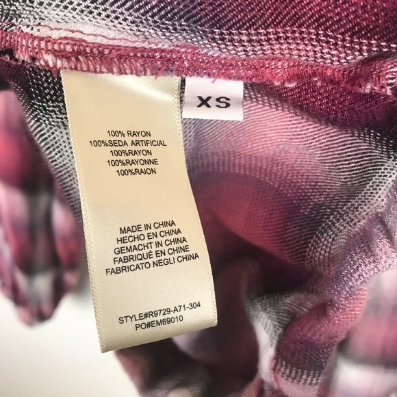 Anthropologie Cloth & Stone Blouse Size Xs - Picture 5 of 6